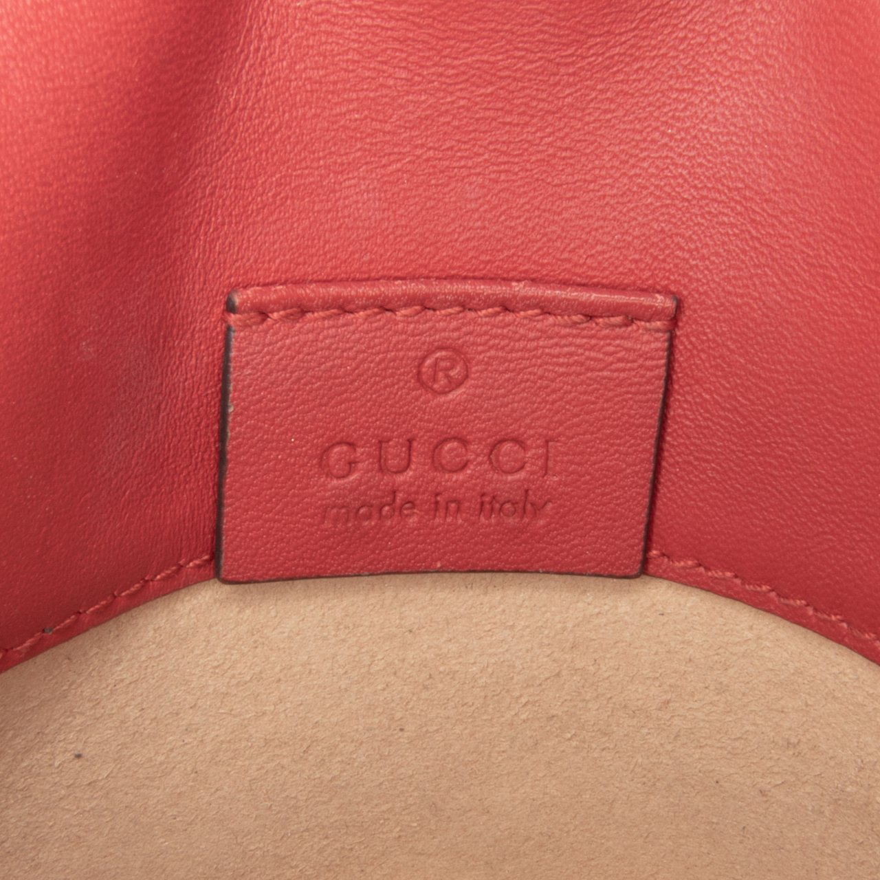 Gucci Super Mini Sylvie Chain Bag Rood