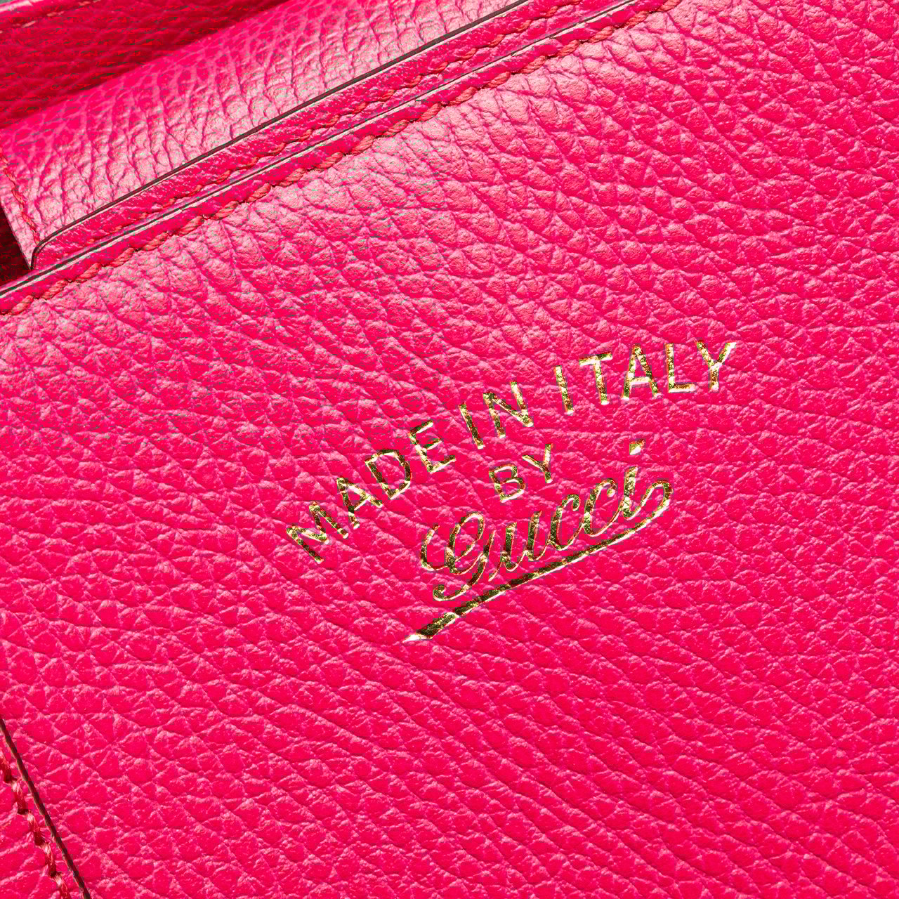 Gucci Medium Dollar Calfskin Swing Tote Roze