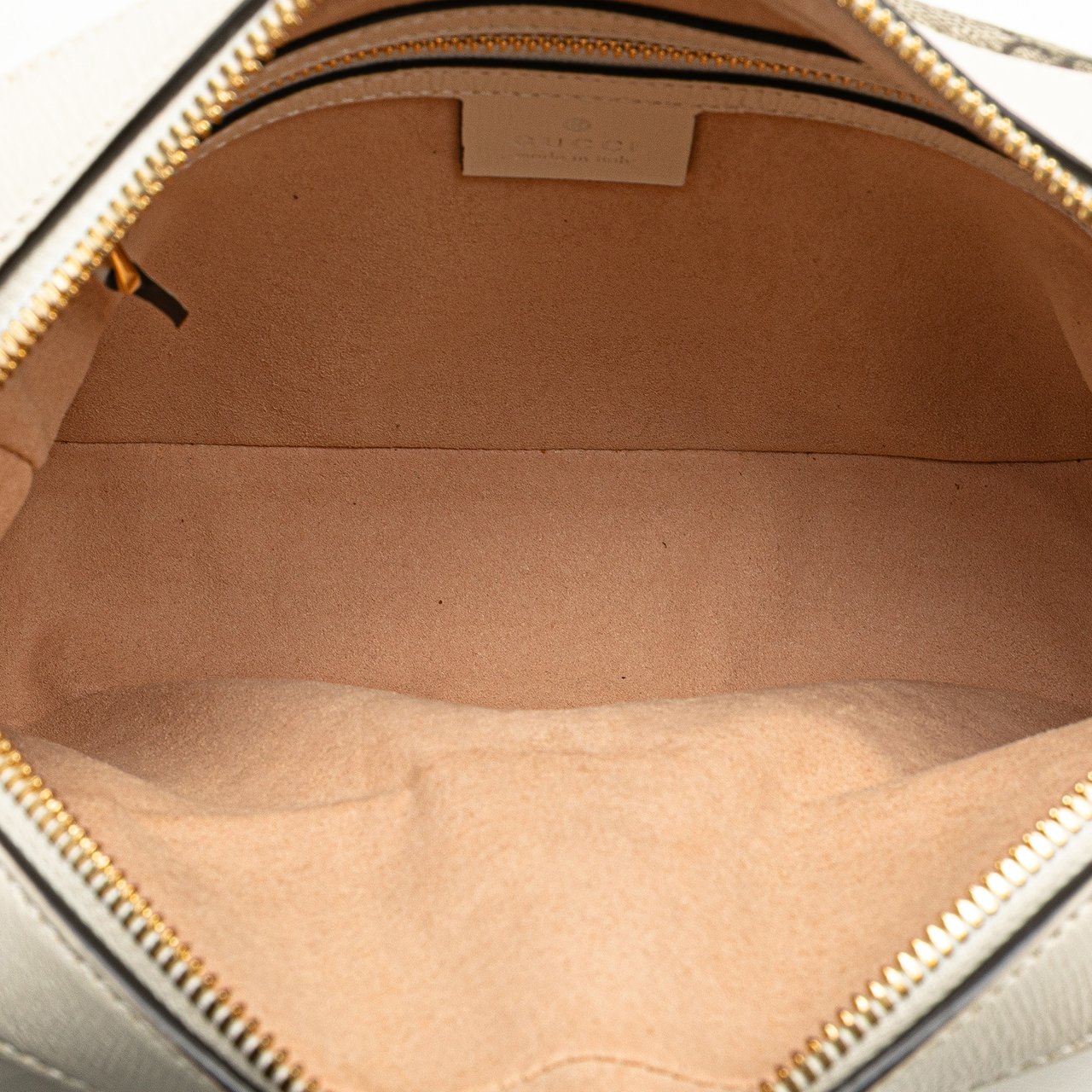 Gucci Small GG Supreme Horsebit 1955 Crossbody Bruin
