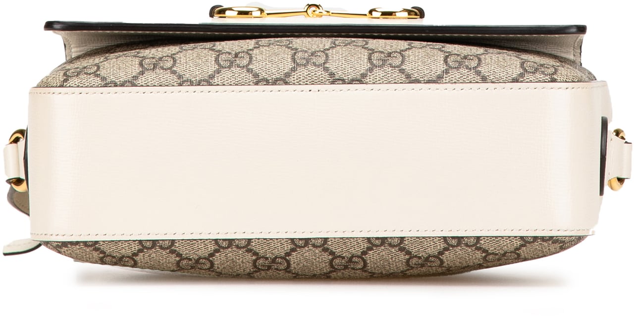 Gucci Small GG Supreme Horsebit 1955 Crossbody Bruin
