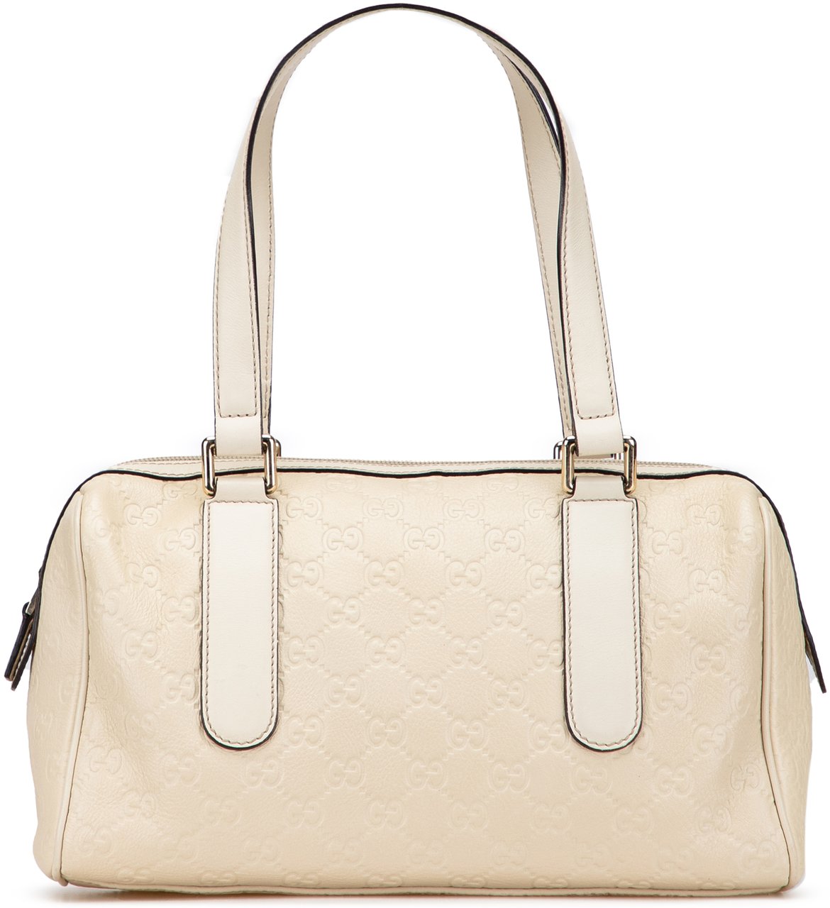 Gucci Guccissima Boston Bag Wit