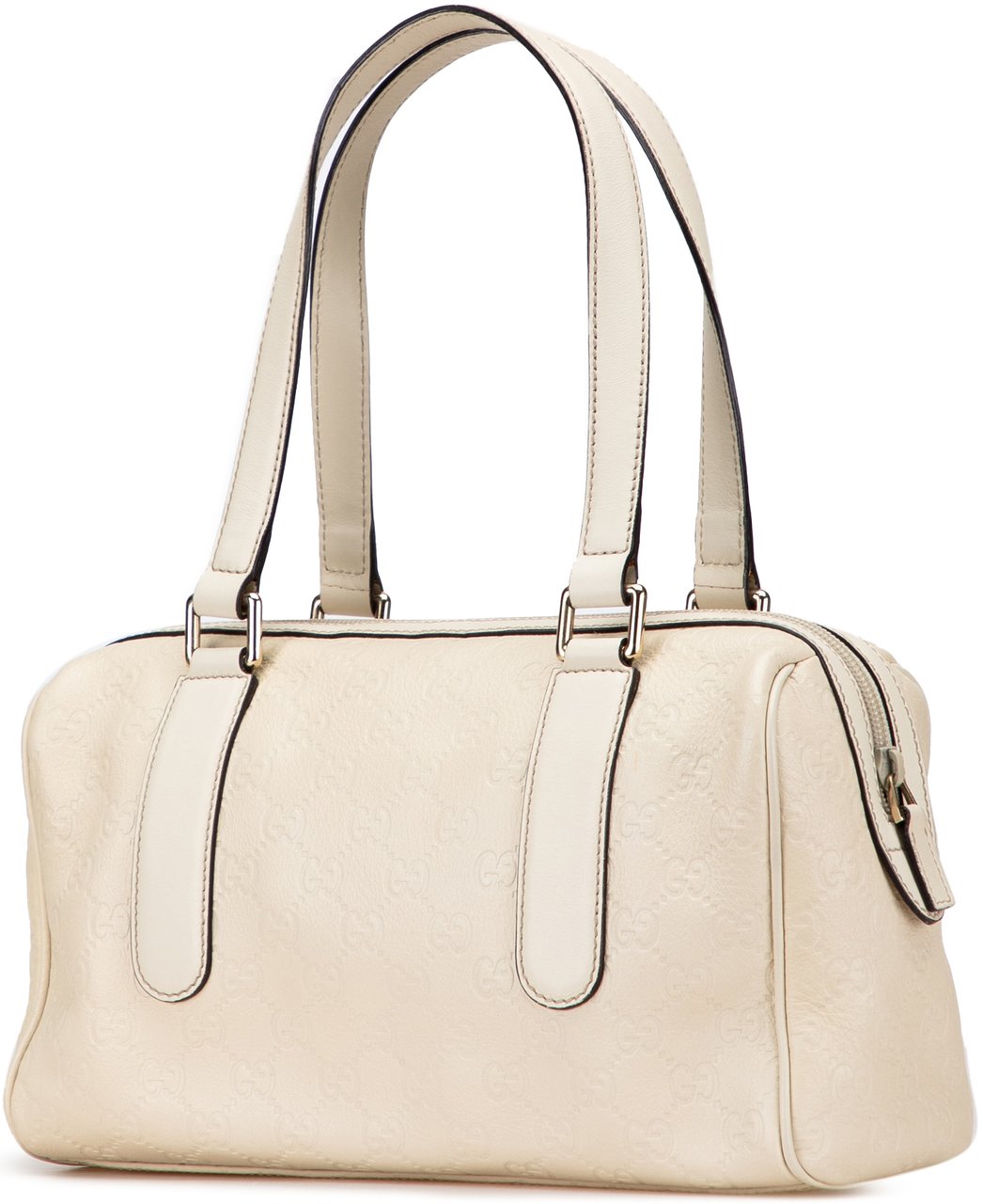 Gucci Guccissima Boston Bag Wit