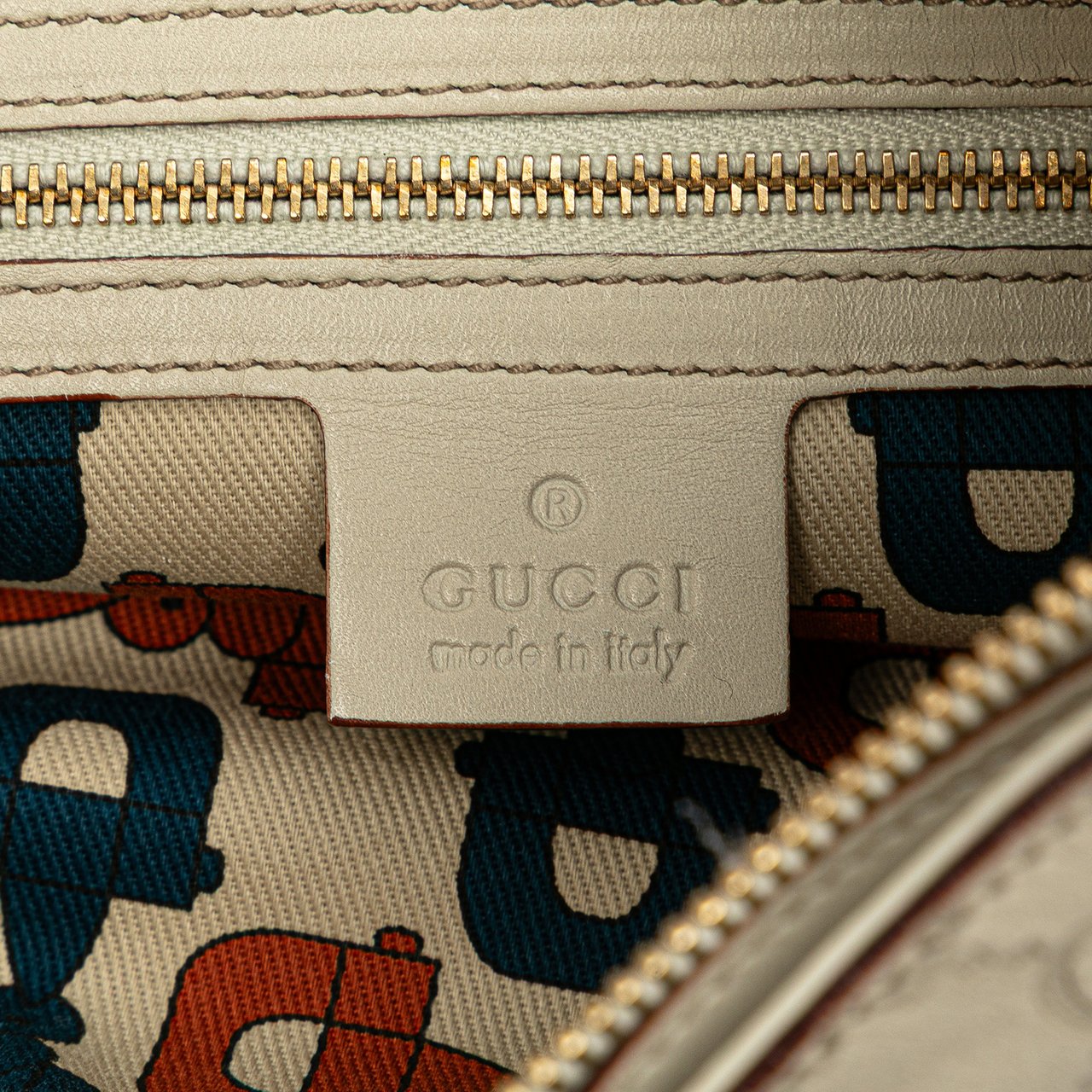 Gucci Guccissima Horsebit Creole Hobo Wit