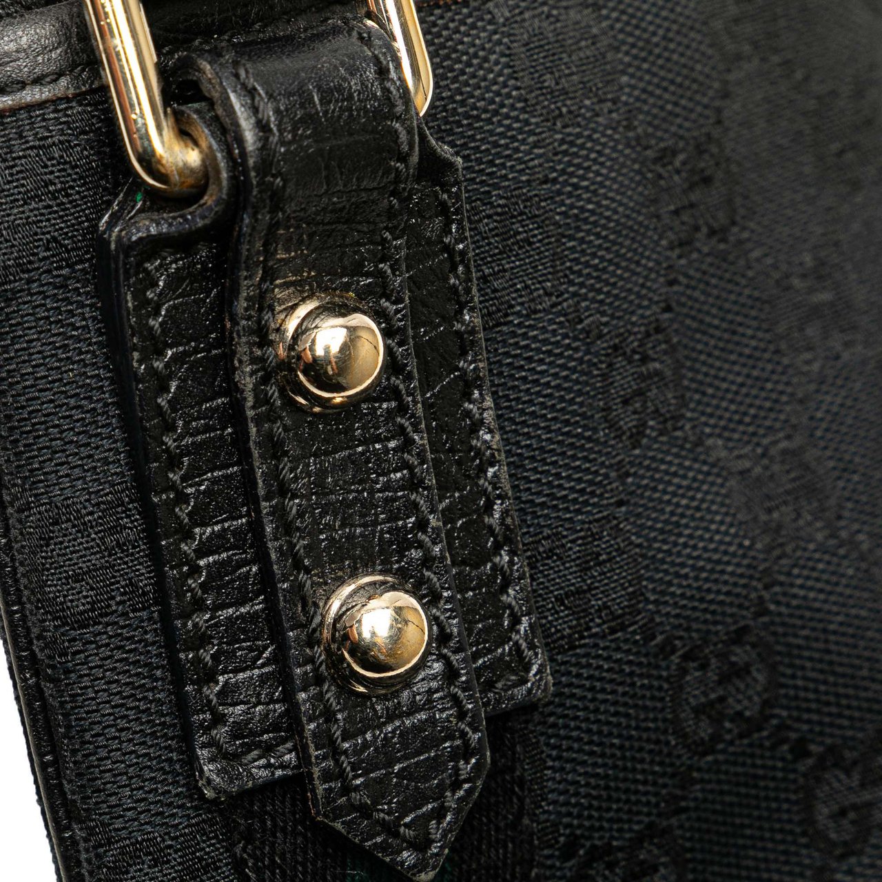 Gucci GG Canvas Jolicoeur Crossbody Zwart