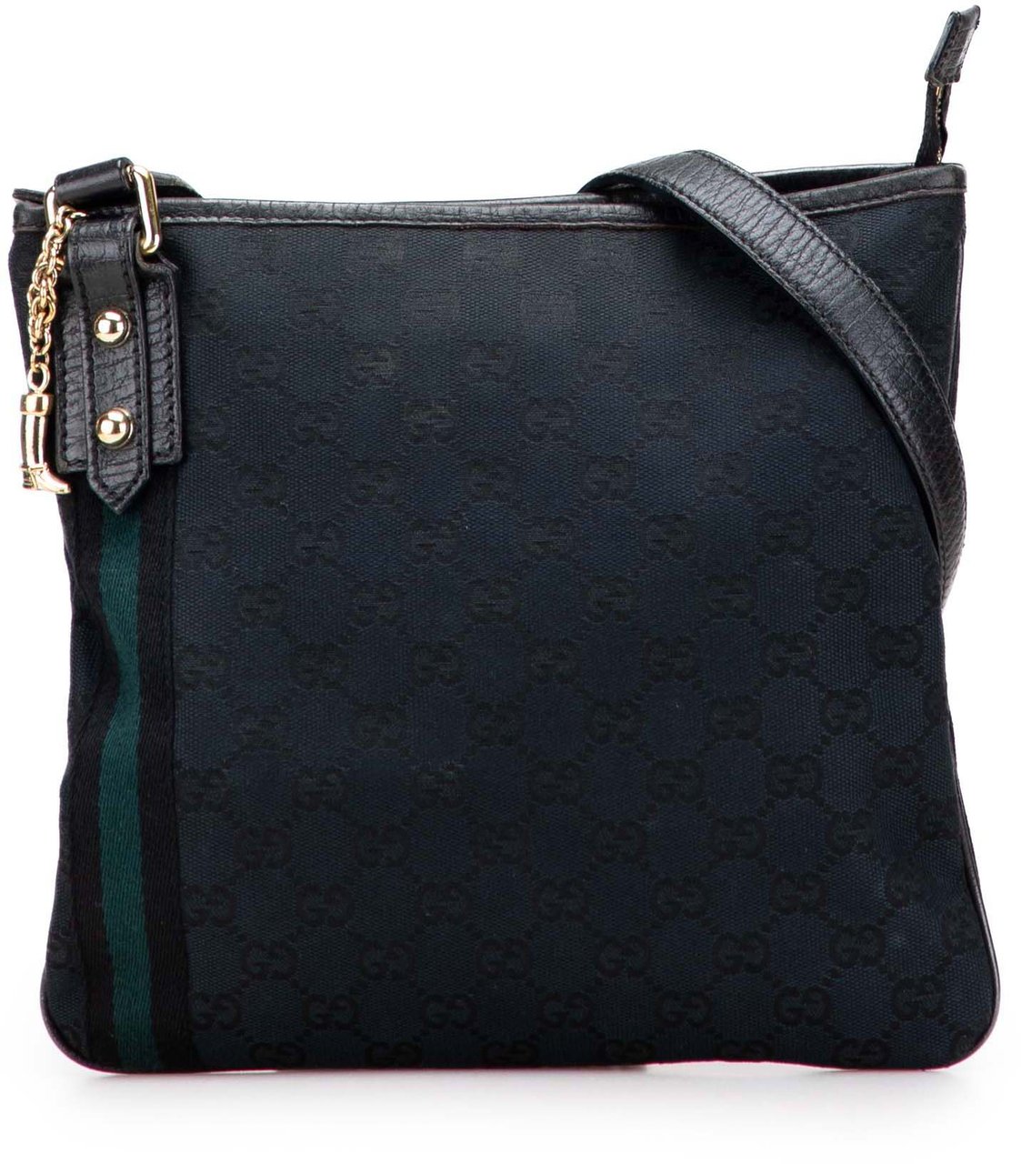 Gucci GG Canvas Jolicoeur Crossbody Zwart