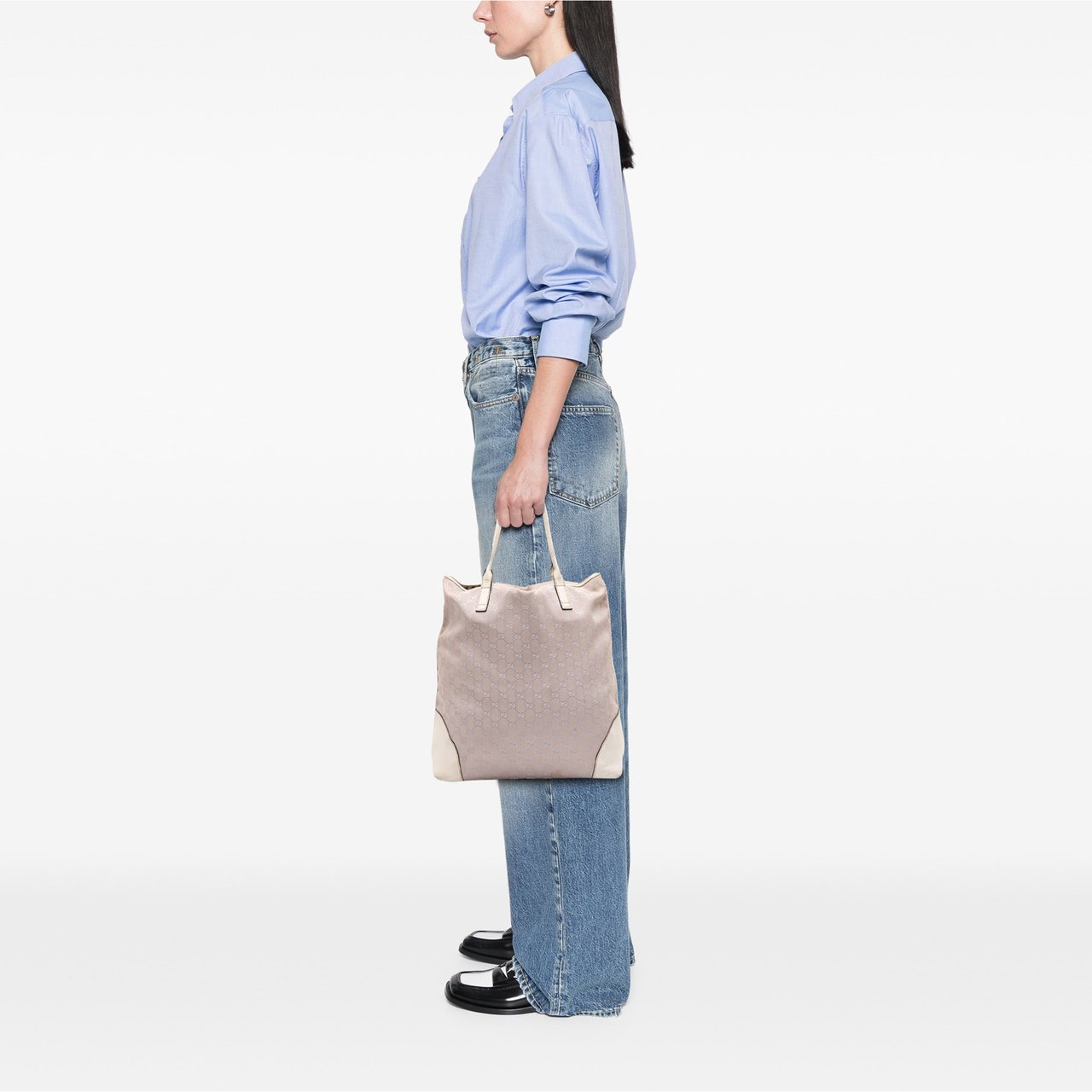 Gucci GG Canvas Tote Grijs