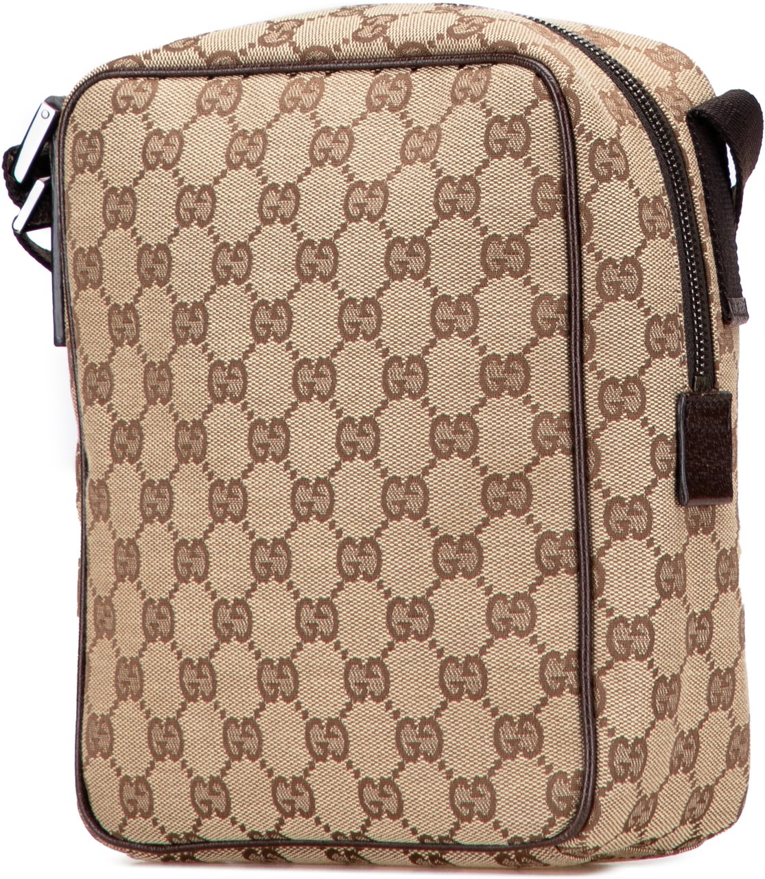 Gucci GG Canvas Crossbody Bruin