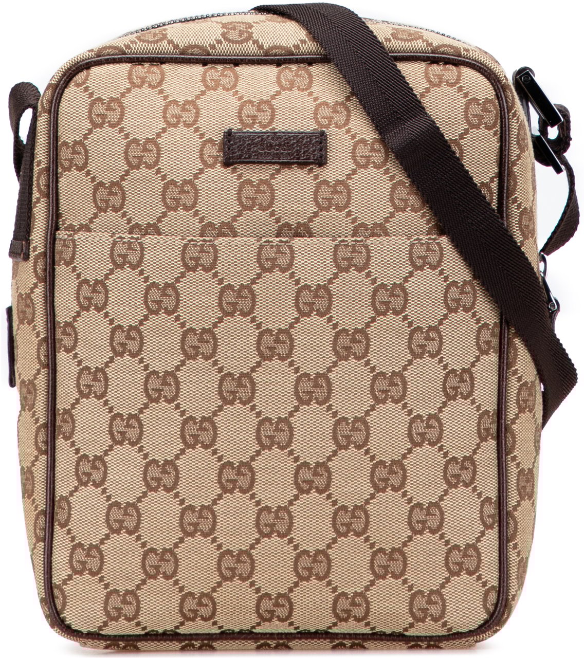 Gucci GG Canvas Crossbody Bruin