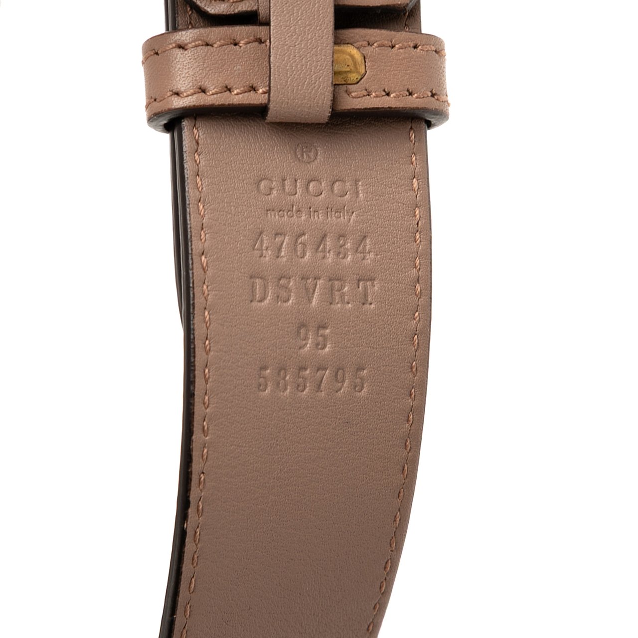 Gucci GG Marmont Matelasse Leather Belt Bag Bruin