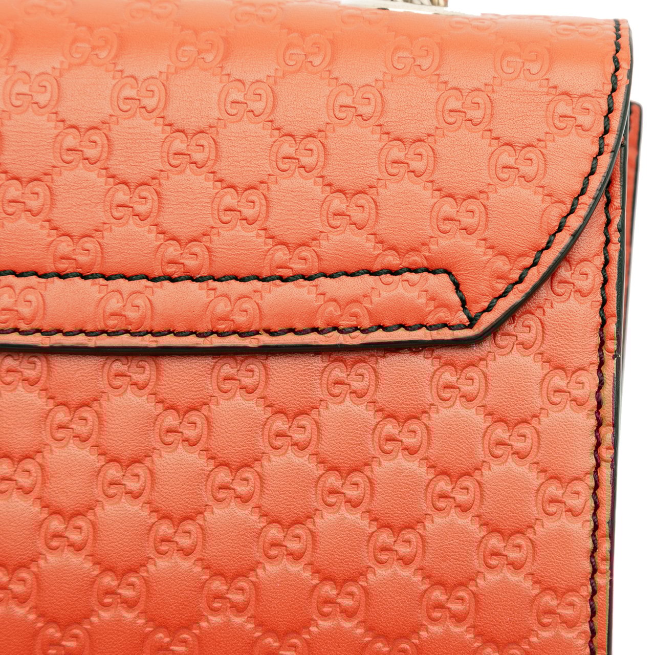 Gucci Mini Microguccissima Emily Crossbody Oranje