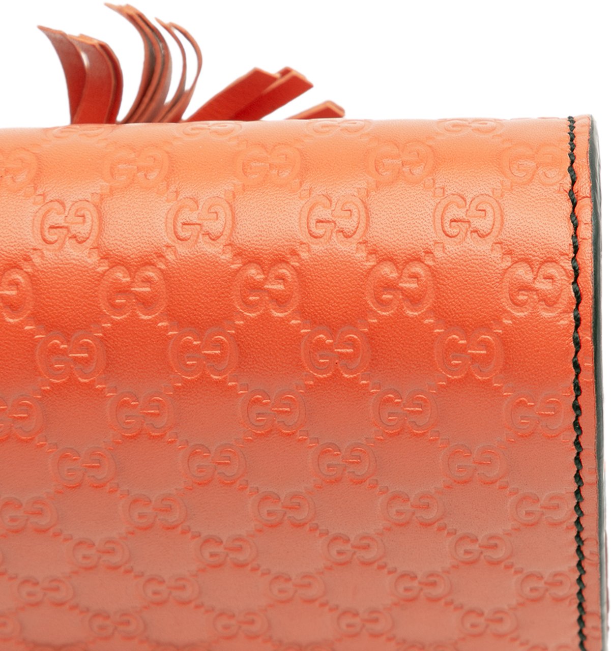 Gucci Mini Microguccissima Emily Crossbody Oranje