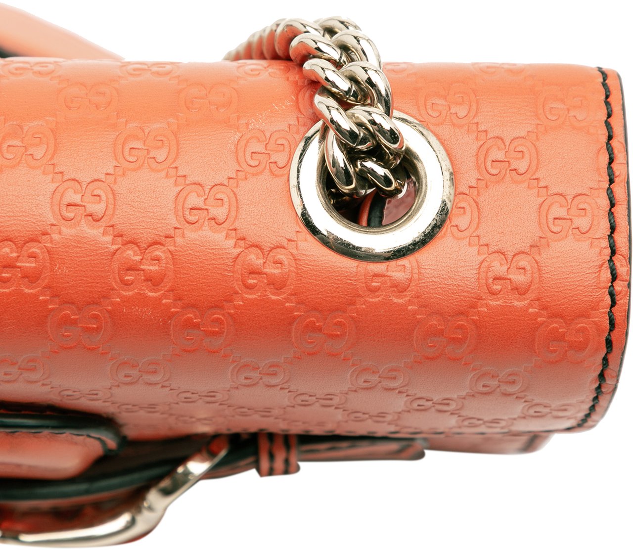 Gucci Mini Microguccissima Emily Crossbody Oranje