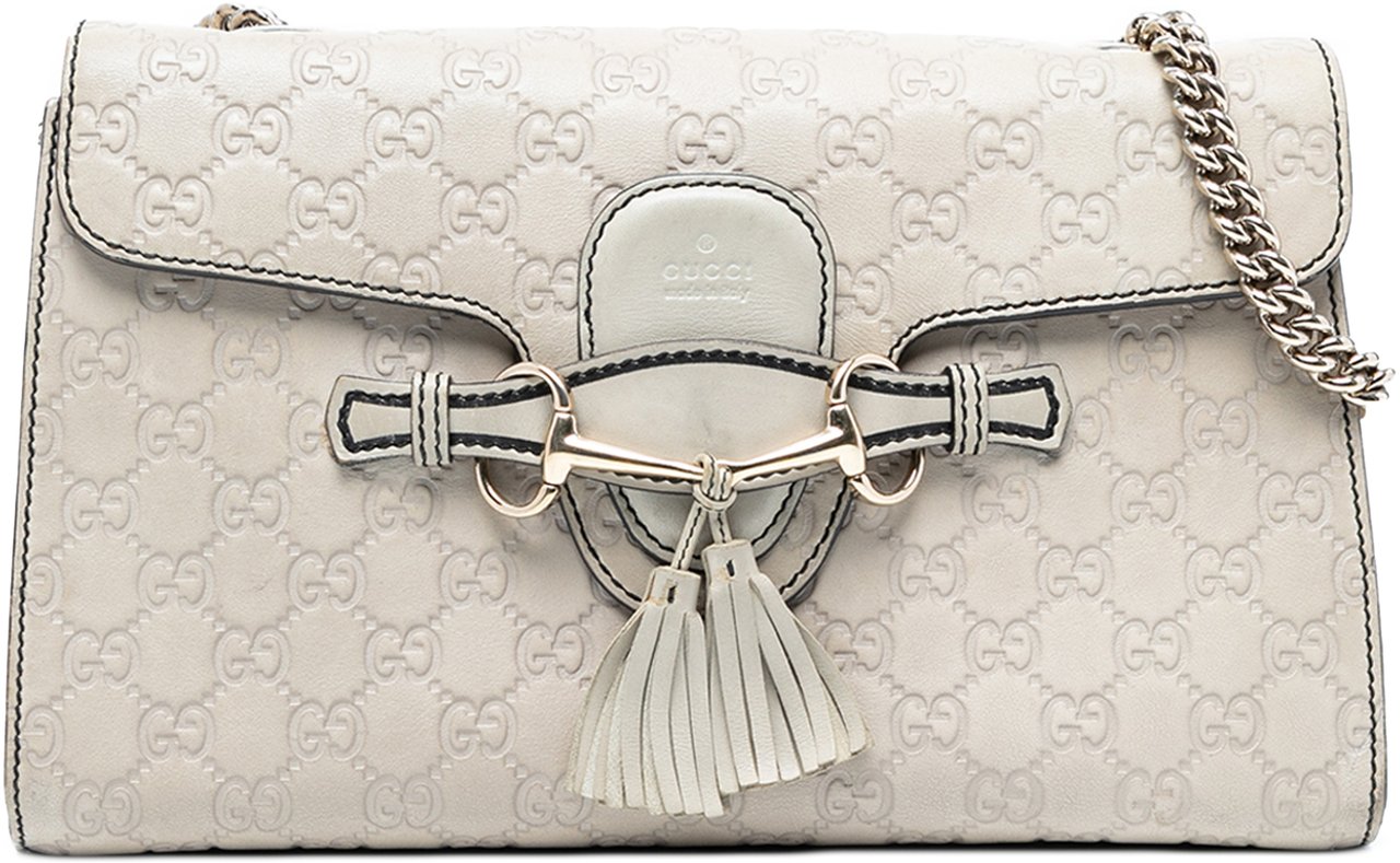 Gucci Medium Guccissima Emily Shoulder Bag Wit