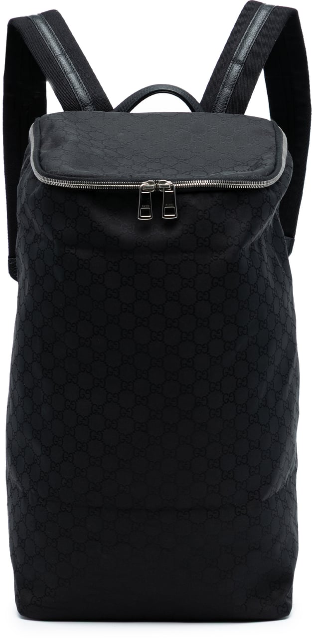 Gucci XL GG Canvas Backpack Zwart