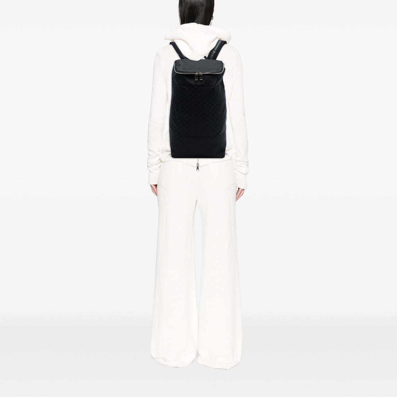 Gucci XL GG Canvas Backpack Zwart