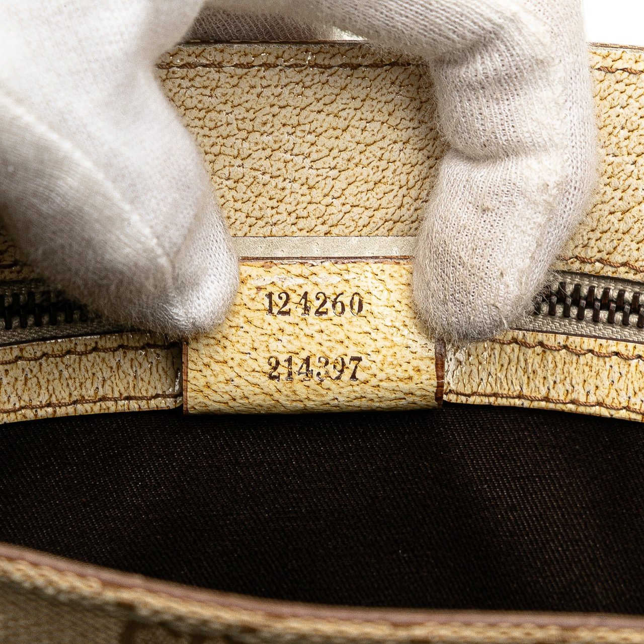 Gucci GG Canvas Nailhead Tote Bruin
