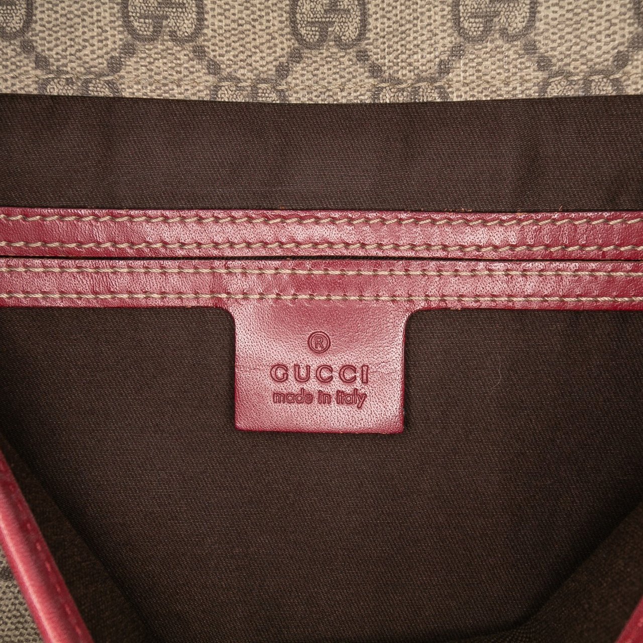 Gucci GG Supreme Web Crossbody Bruin