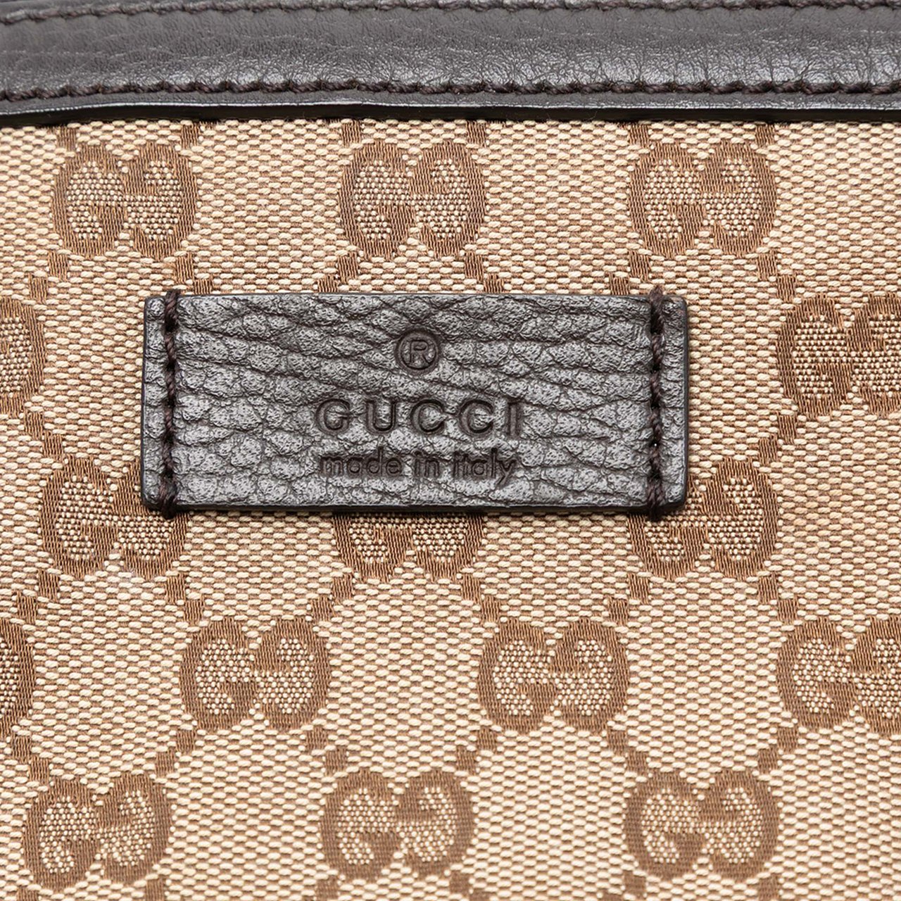 Gucci GG Canvas Tote Bruin