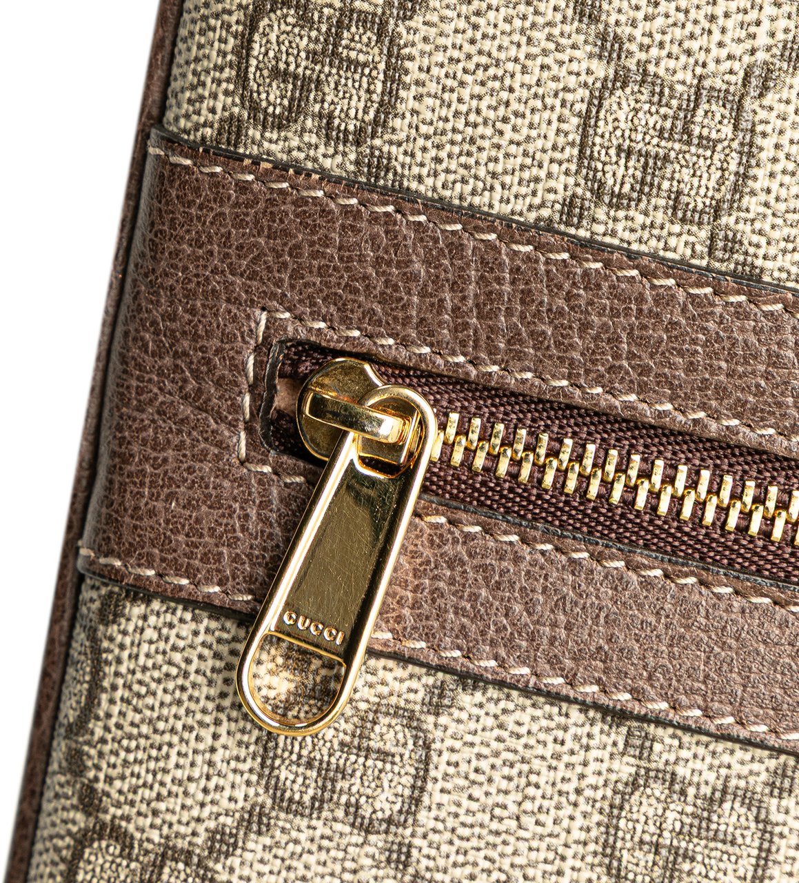 Gucci GG Supreme Web Ophidia Clutch Bruin
