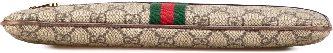 Gucci GG Supreme Web Ophidia Clutch Bruin