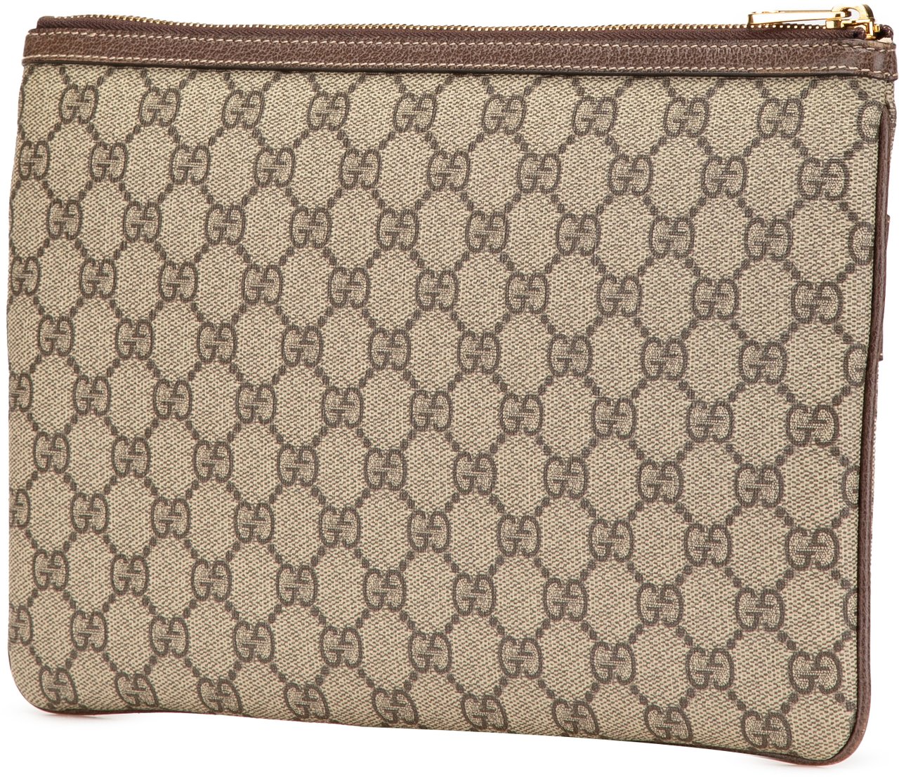 Gucci GG Supreme Web Ophidia Clutch Bruin