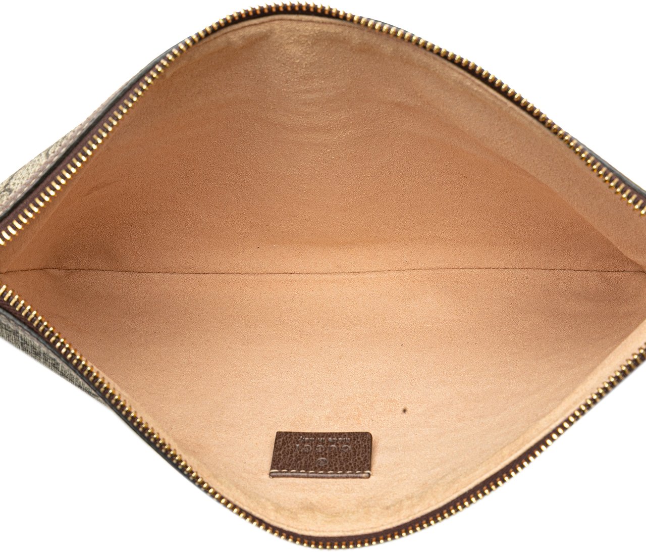 Gucci GG Supreme Web Ophidia Clutch Bruin