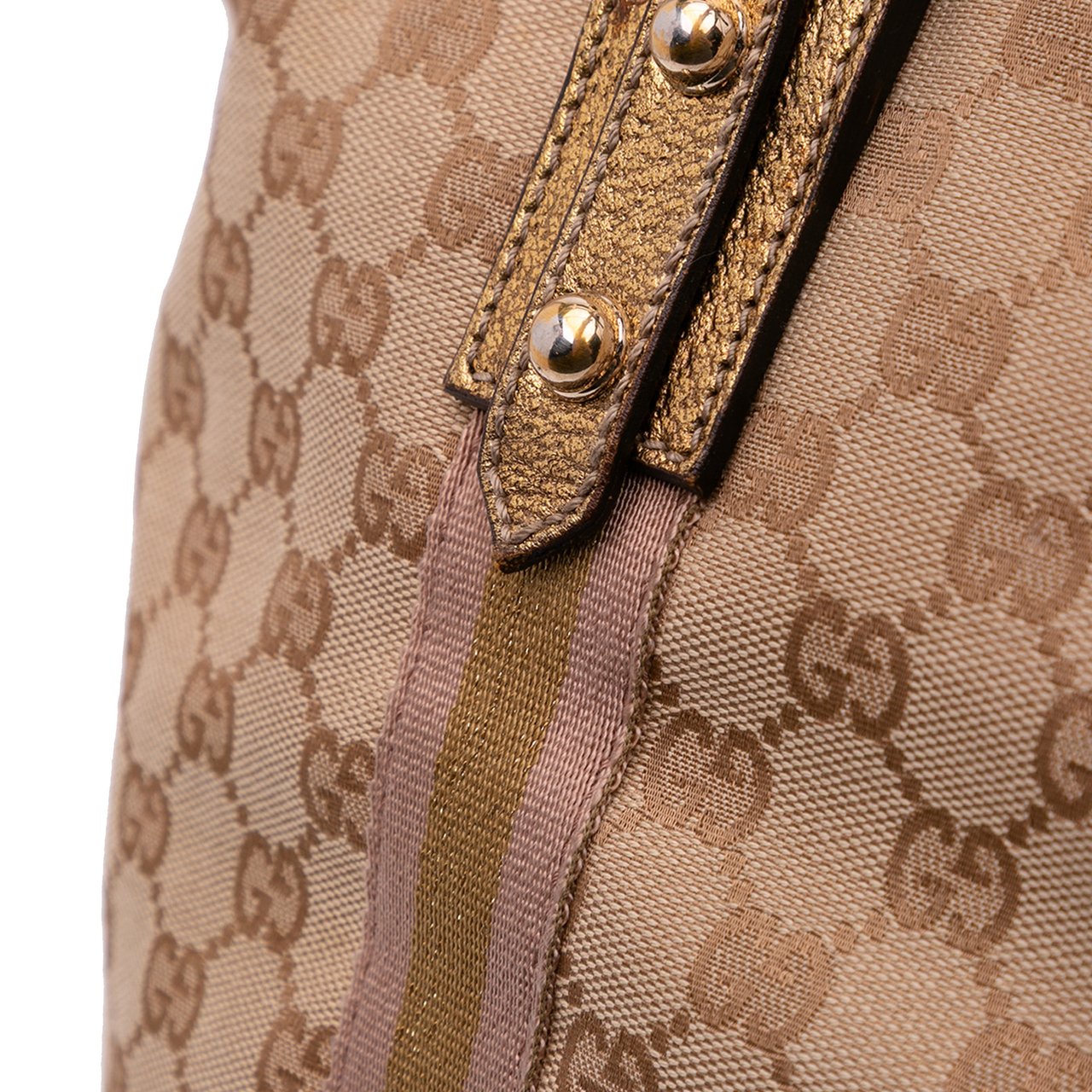 Gucci GG Canvas Jolicoeur Tote Bruin