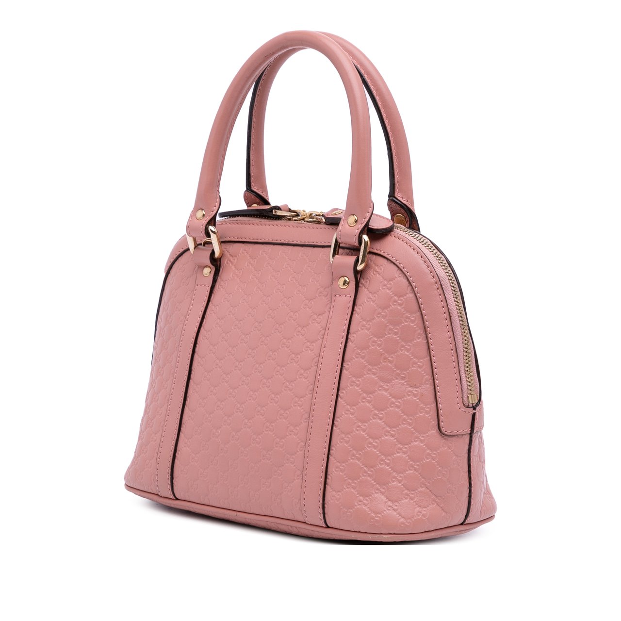 Gucci Mini Microguccissima Dome Satchel Roze