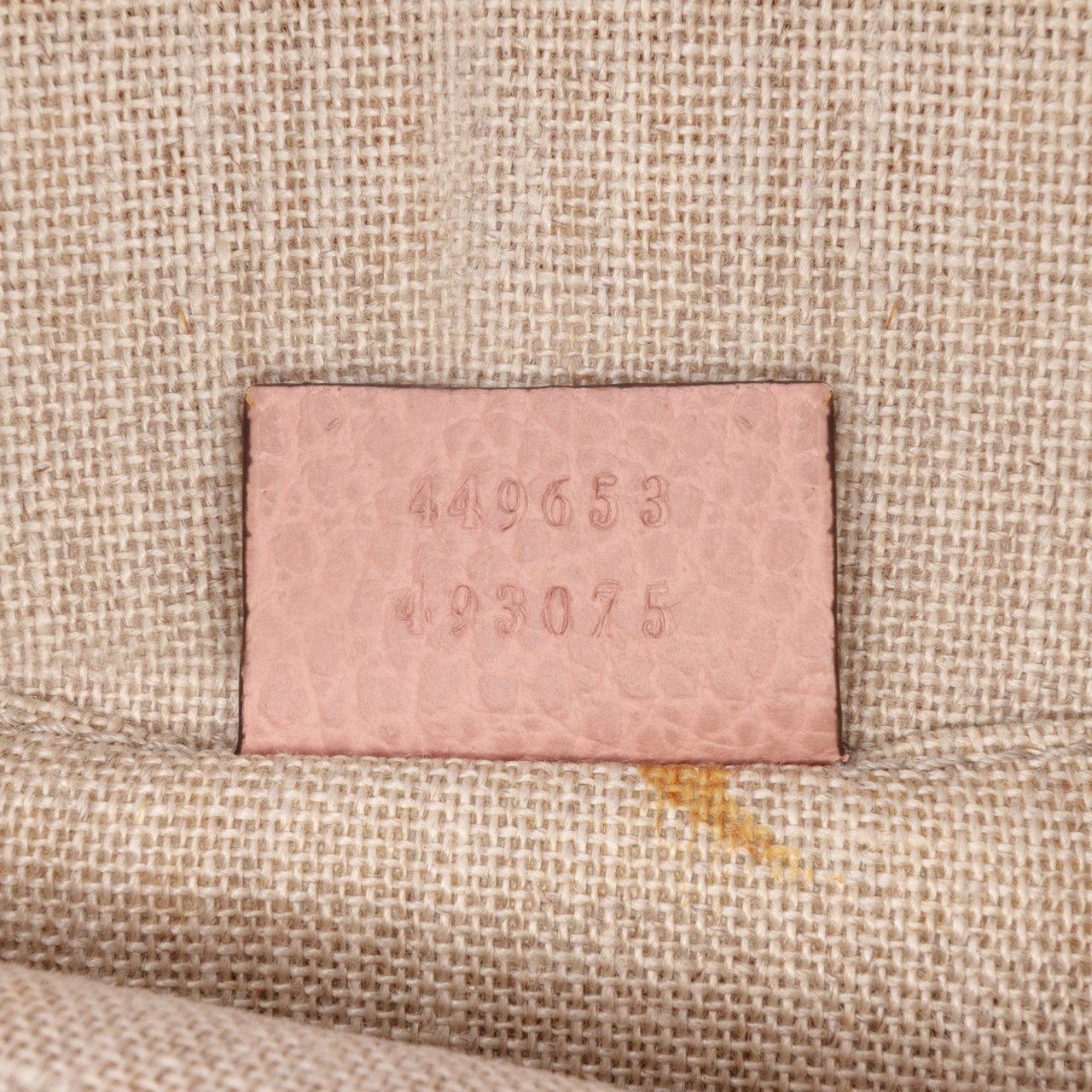 Gucci Calfskin Bamboo Tassel Clutch Roze
