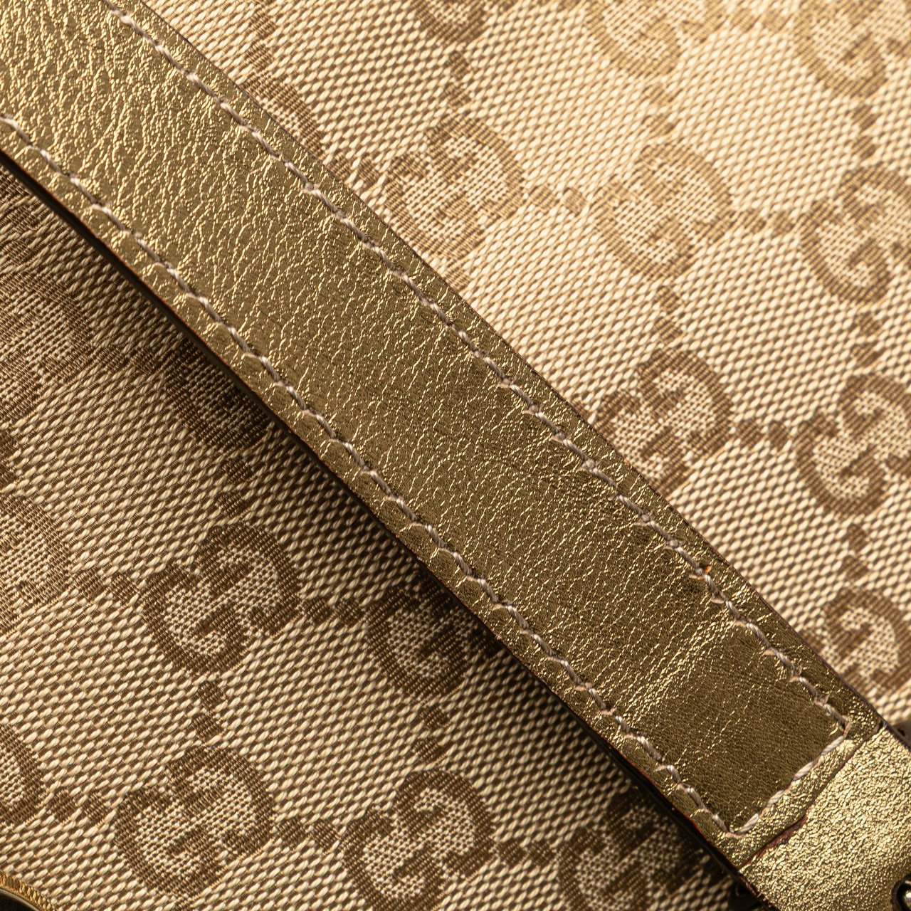 Gucci GG Canvas Jolicoeur Crossbody Bruin