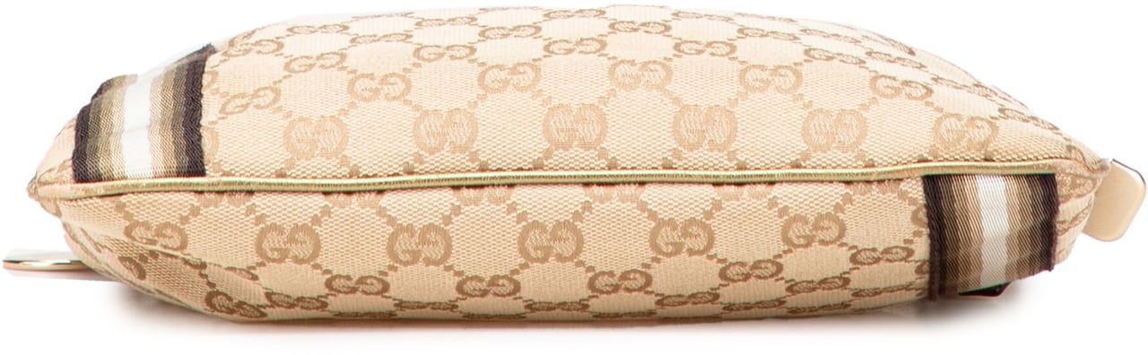 Gucci GG Canvas Jolicoeur Crossbody Bruin