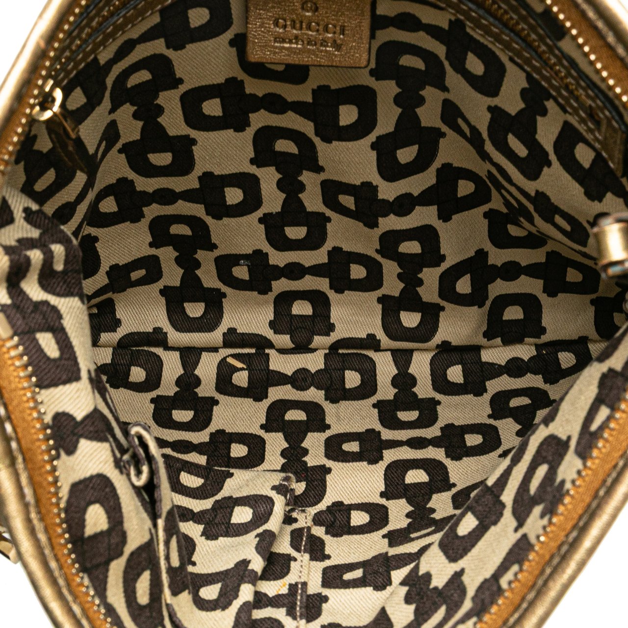 Gucci GG Canvas Jolicoeur Crossbody Bruin