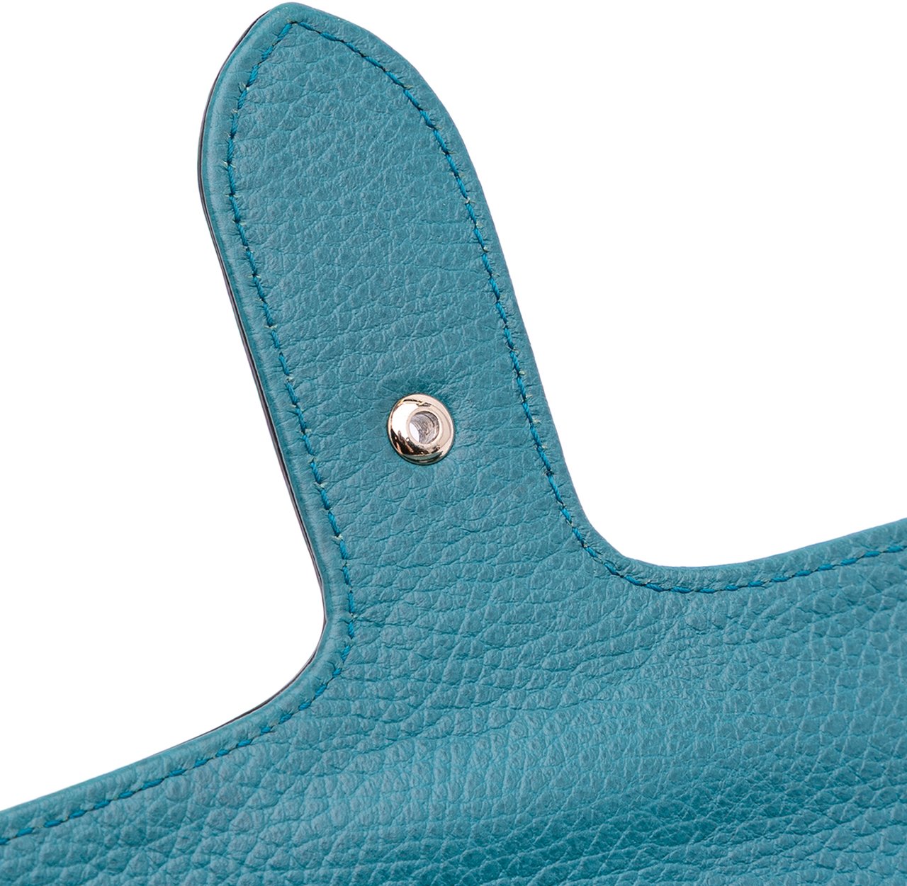 Gucci Medium Dollar Calfskin Interlocking G Crossbody Blauw