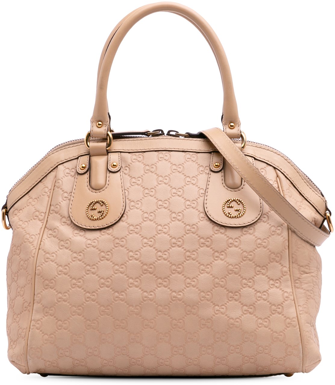 Gucci Medium Guccissima Scarlett Satchel Bruin