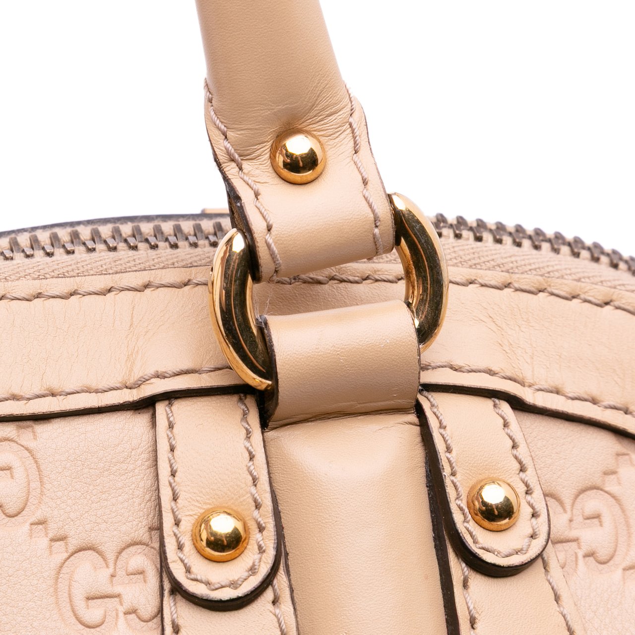 Gucci Medium Guccissima Scarlett Satchel Bruin