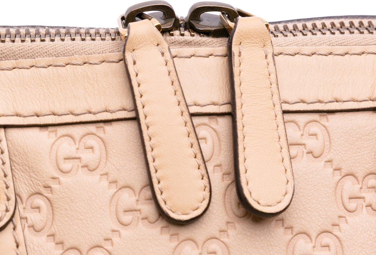 Gucci Medium Guccissima Scarlett Satchel Bruin