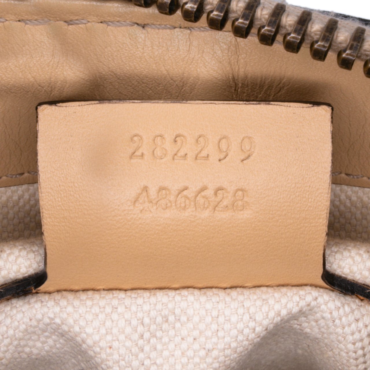 Gucci Medium Guccissima Scarlett Satchel Bruin