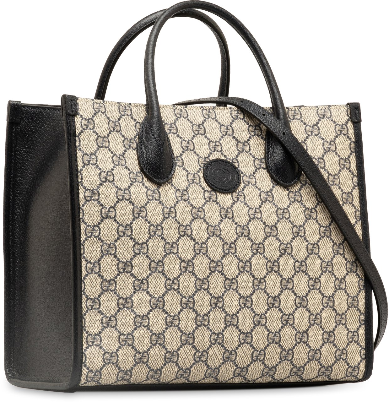 Gucci Small GG Supreme Interlocking G Tote Bruin