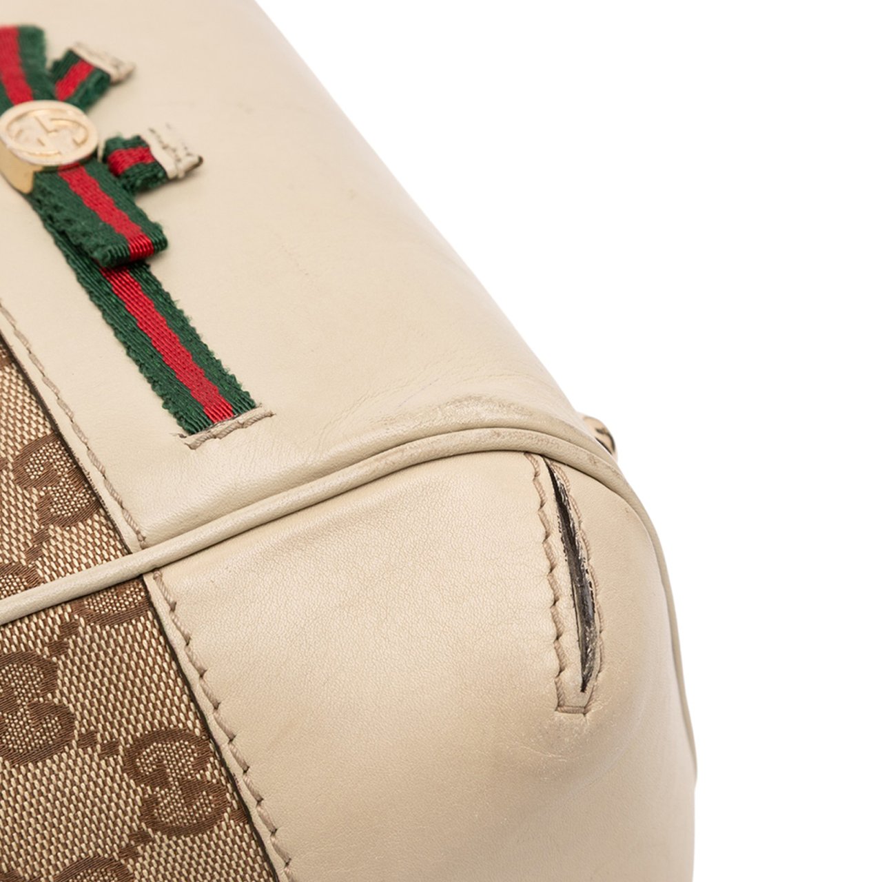 Gucci GG Canvas Web Mayfair Satchel Bruin
