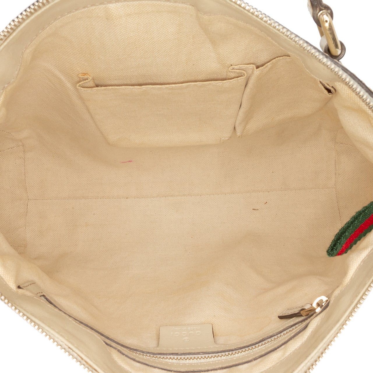 Gucci GG Canvas Web Mayfair Satchel Bruin