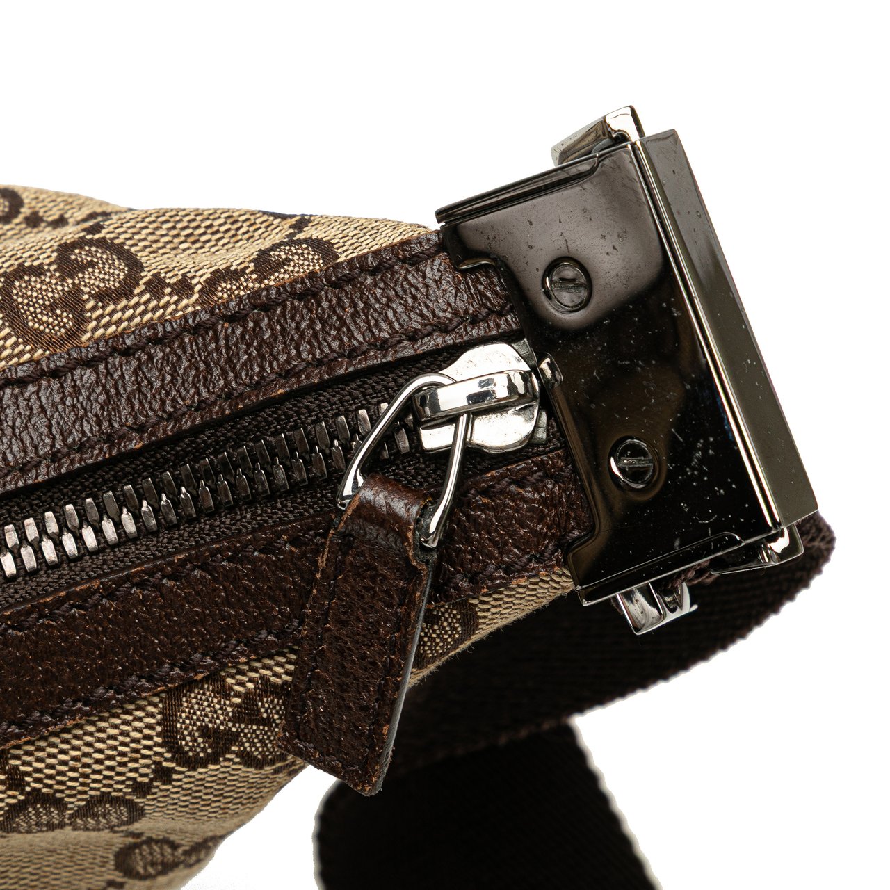 Gucci GG Canvas Crossbody Bruin