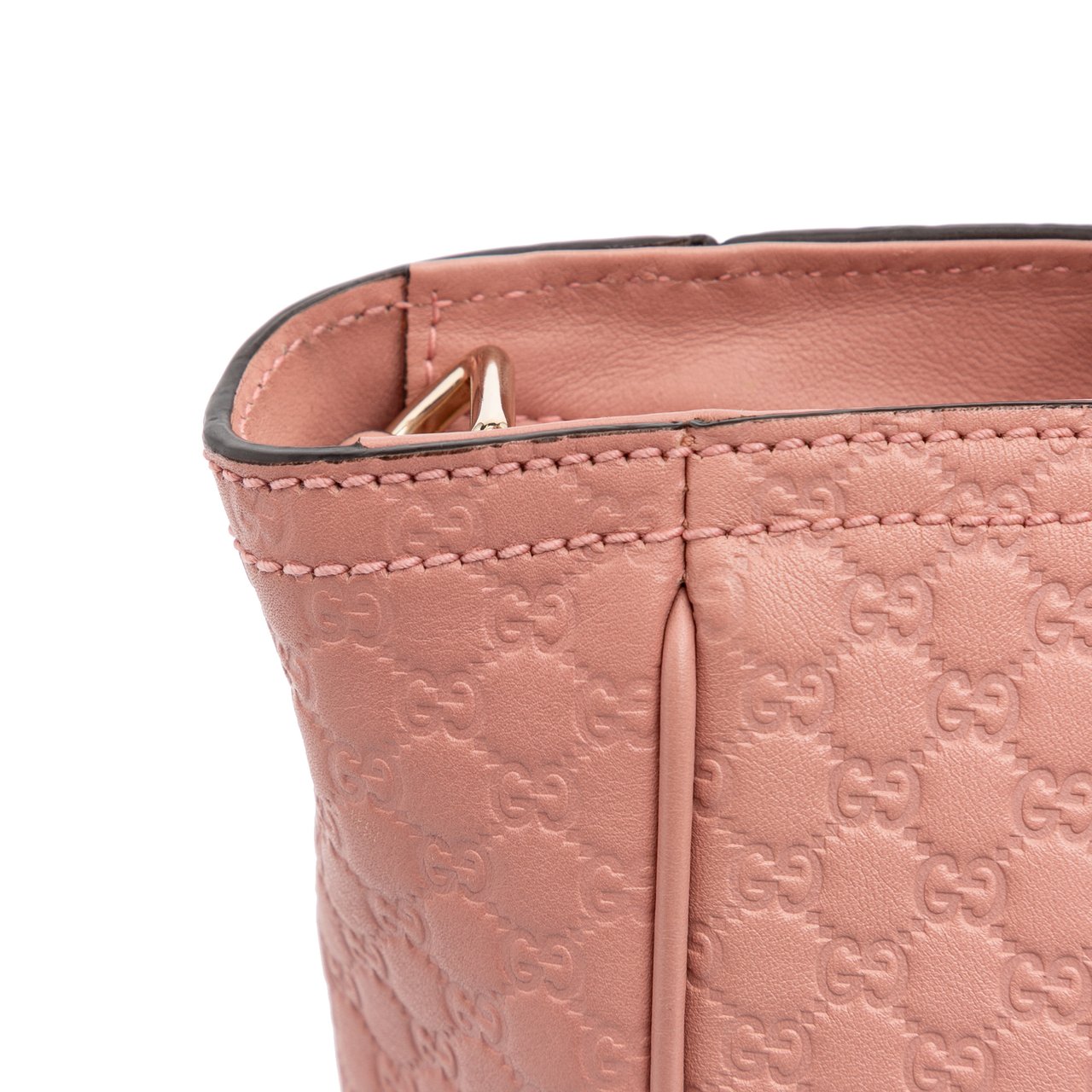 Gucci Small Microguccissima Bree Satchel Roze