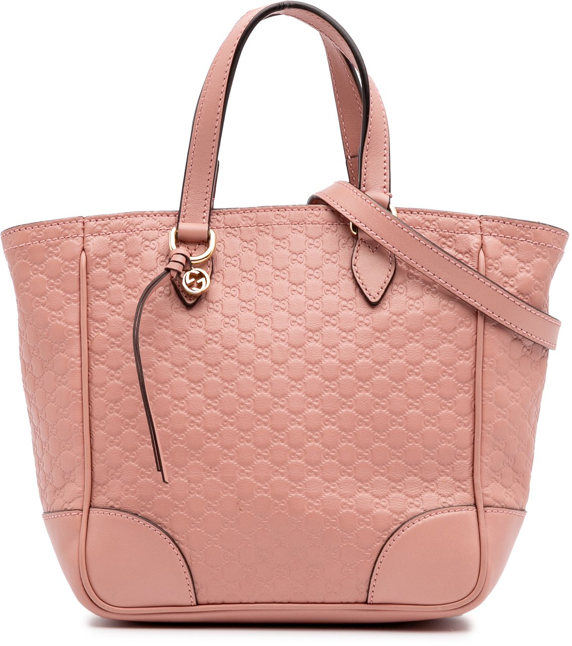 Gucci Small Microguccissima Bree Satchel Roze