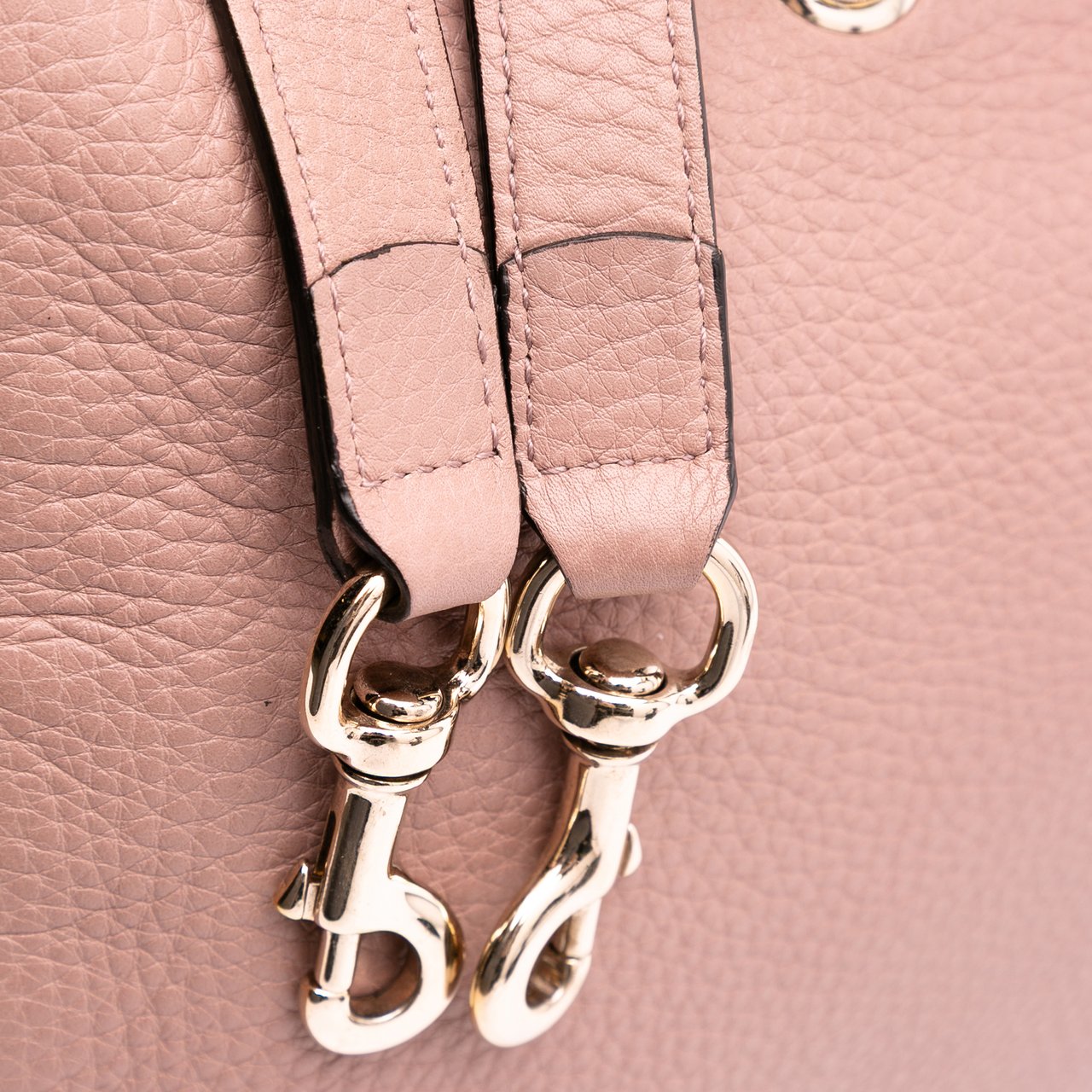 Gucci Medium Calfskin Bamboo Shopper Boston Bag Roze