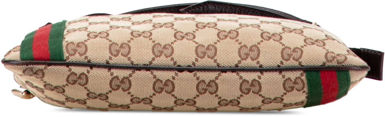 Gucci GG Canvas Jolicoeur Crossbody Bruin