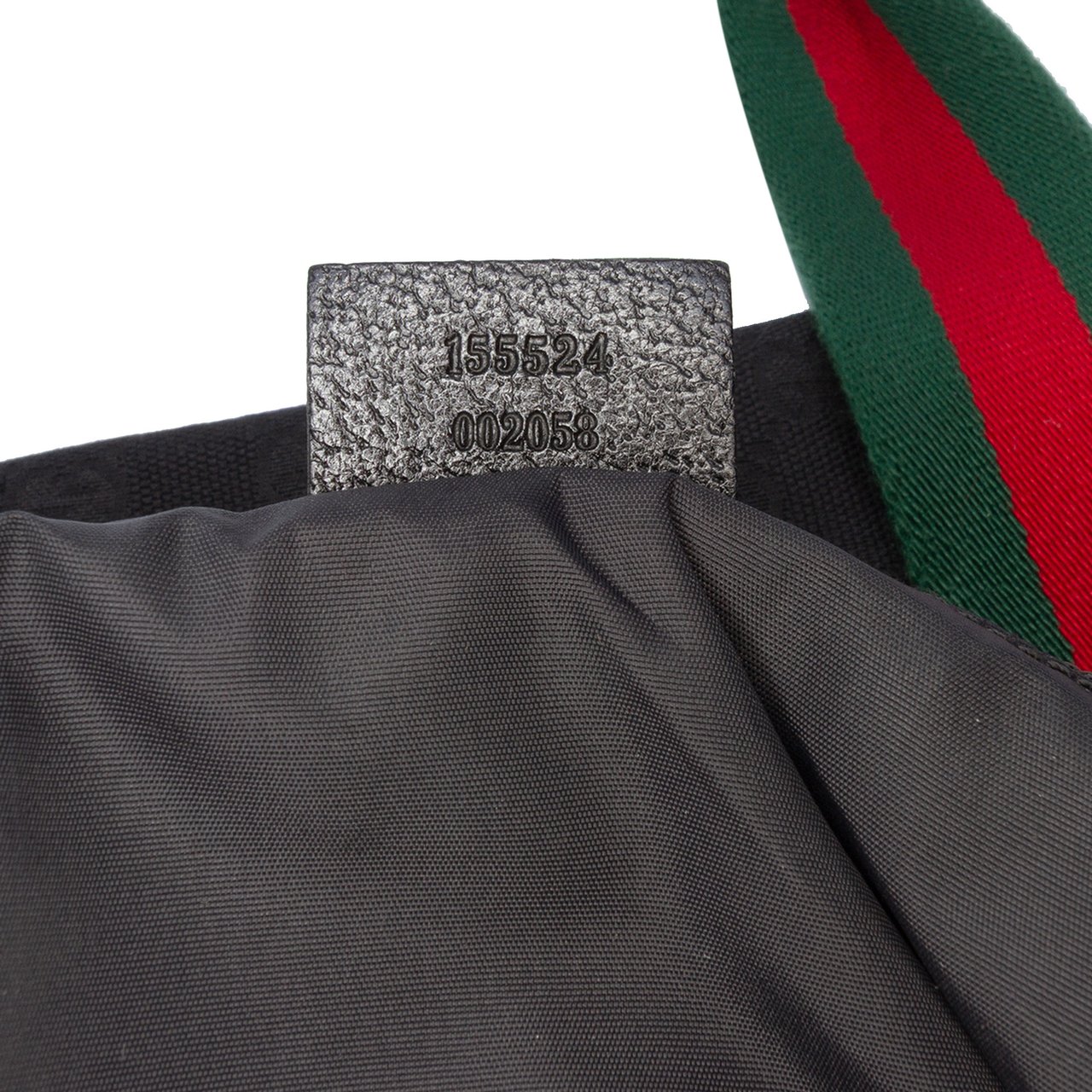 Gucci GG Canvas Web Tote Zwart