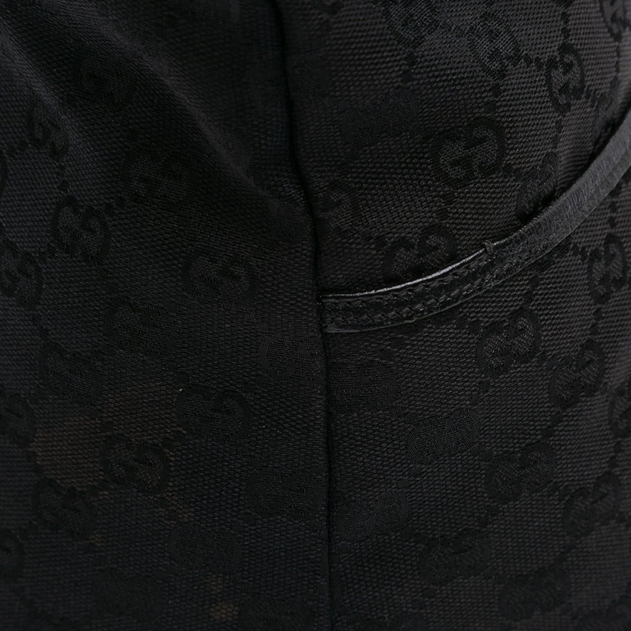 Gucci GG Canvas Web Tote Zwart