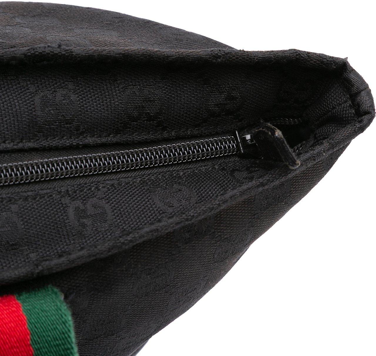 Gucci GG Canvas Web Tote Zwart