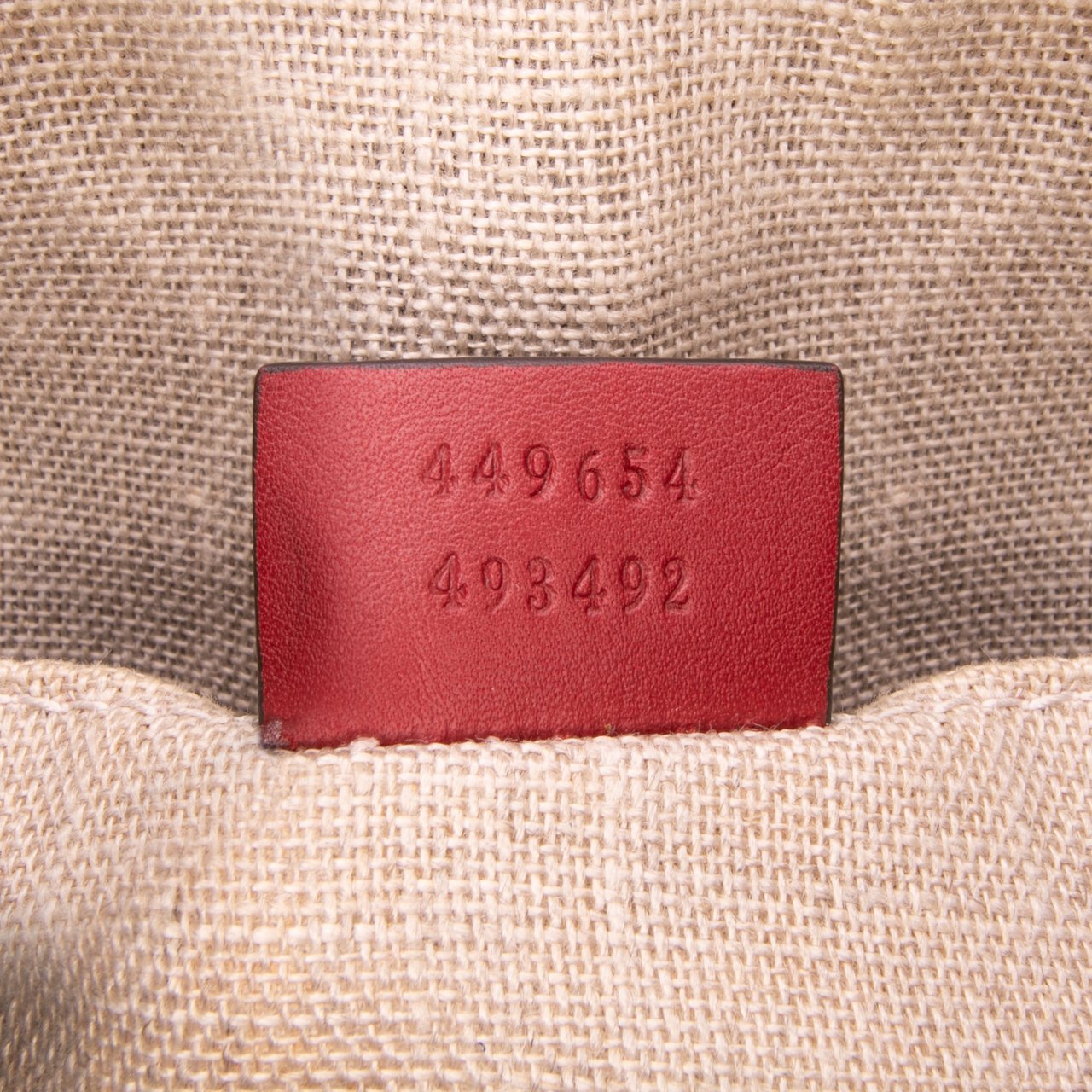 Gucci Mini Microguccissima Dome Satchel Rood
