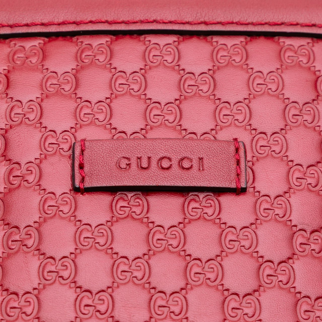 Gucci Mini Microguccissima Dome Satchel Rood